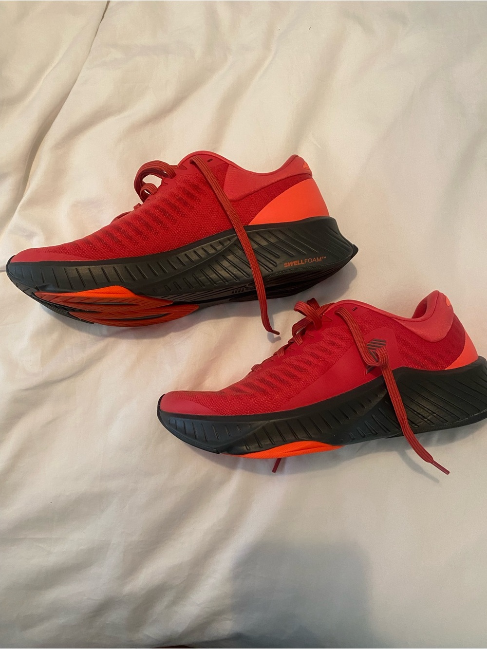 R.A.D. R-1 Athletic Sneakers - Red + Orange - 8.5